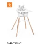 Stokke Clikk High Chair White Plus Free Cushion – Stokke High Chairs - Cocun