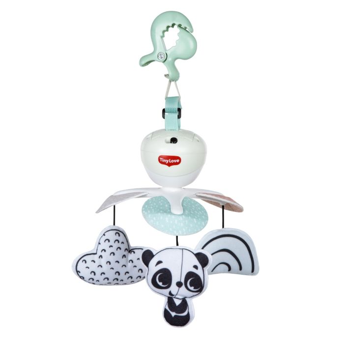 Tiny Love 3 In 1 Take Along Mobile Decor Black & White – Musical Cot Mobiles - Cocun