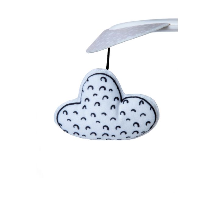 Tiny Love 3 In 1 Take Along Mobile Decor Black & White – Musical Cot Mobiles - Cocun