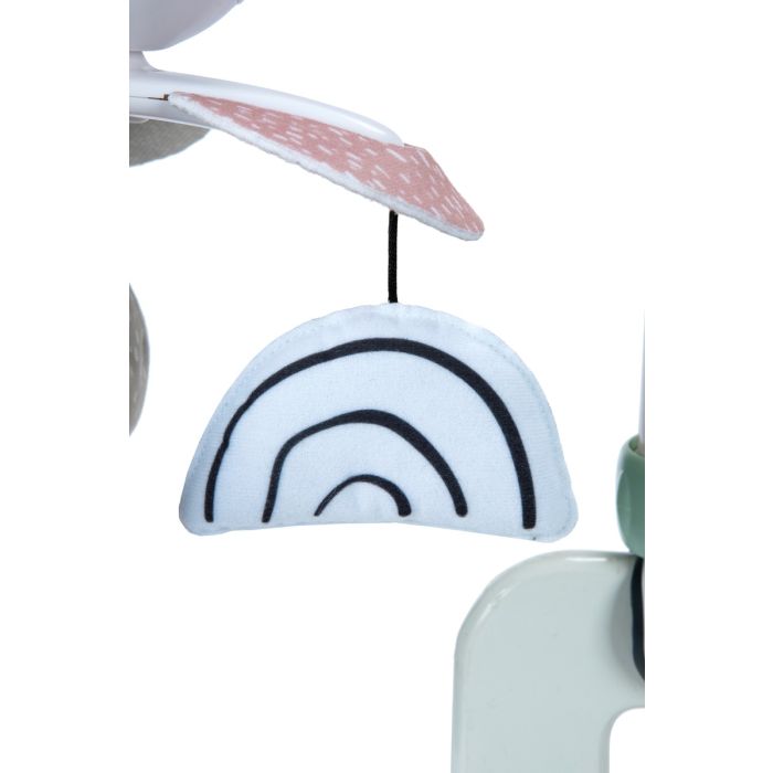 Tiny Love 3 In 1 Take Along Mobile Decor Black & White – Musical Cot Mobiles - Cocun