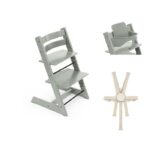 Stokke Tripp Trapp Chair, Baby Set2 & Harness2 Glacier Green – Stokke High Chairs - Cocun